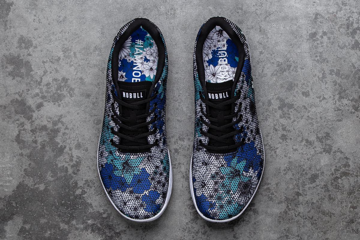 Nobull Superfabric Men's Trainers Midnight Floral | Australia (EL6837)